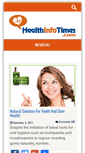 Mobile Screenshot of healthinfotimes.com